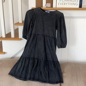 Black puff sleeve dress 🖤